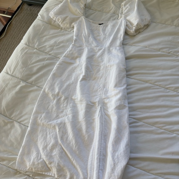 Banana Republic White Midi Dress - Picture 8 of 16